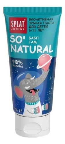 SPLAT Juicy паста зубная детская бабл гам 6-11лет 73г